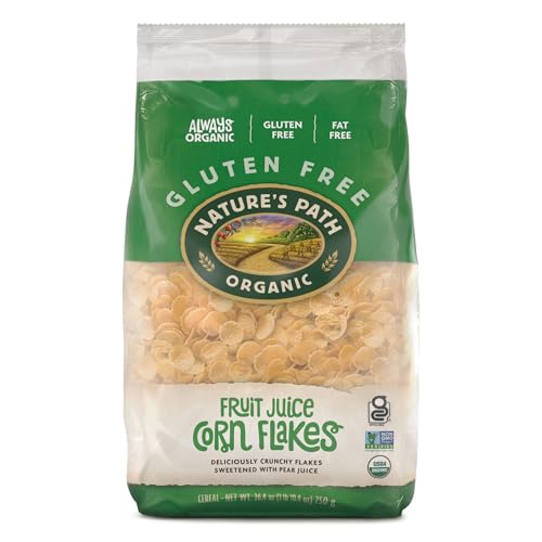Nature's Path Organic Fruit Juice Corn Flakes, 26.4 oz (Pack of 1) Gluten Free, Non-GMO, Earth Friendly Packaging - Image 1