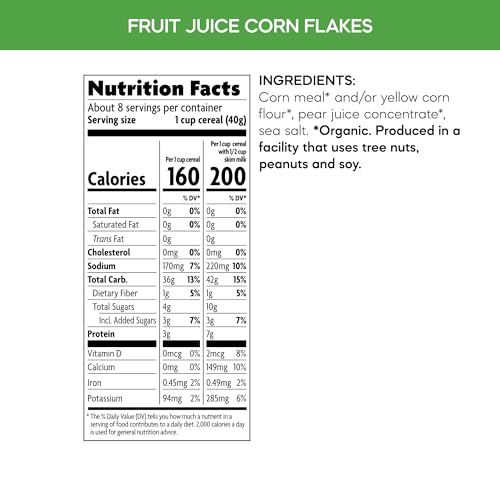 Nature's Path Organic Fruit Juice Corn Flakes, 26.4 oz (Pack of 1) Gluten Free, Non-GMO, Earth Friendly Packaging - Image 4
