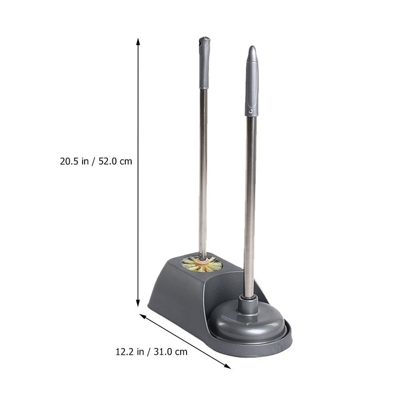 1 Set Handle Toilet Brush Home Toilet Cleaning Brush Toilet Brushing Tool - Image 2