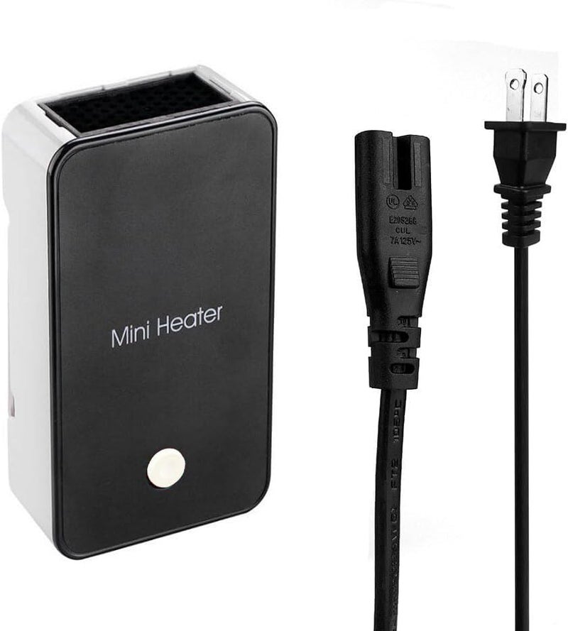 YOUCIDI Safety Energy-saving Heater Mini Portable Room Office Desktop Electric Fan Heater Air Warmer Black - Image 4