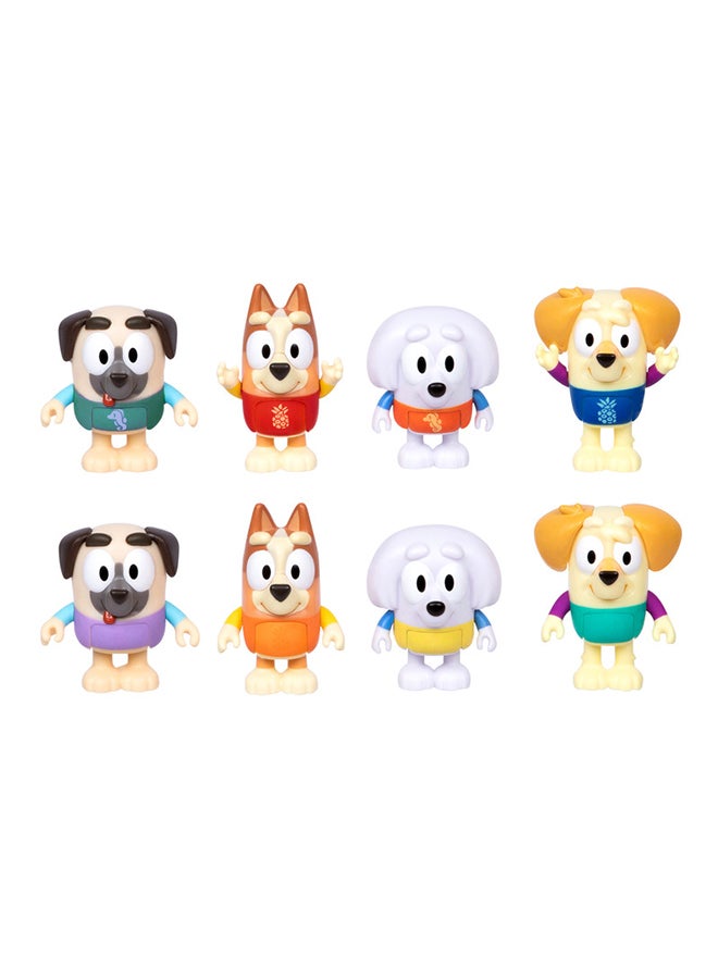 BLUEY مجموعة شخصيات تغيير اللون S13 4Pk حديقة مائية بينغو والأصدقاء الحصرية - Image 2