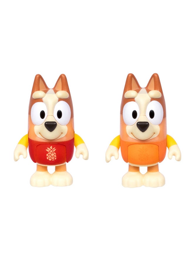 BLUEY مجموعة شخصيات تغيير اللون S13 4Pk حديقة مائية بينغو والأصدقاء الحصرية - Image 4