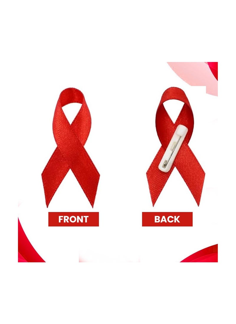 PRINTSHOP4ME - Awareness Lapel Pins-Ribbon Pins For Fundraising,Campaigns,Charity Events And Raising Awareness-Ribbon With Safety Pin - Image 1