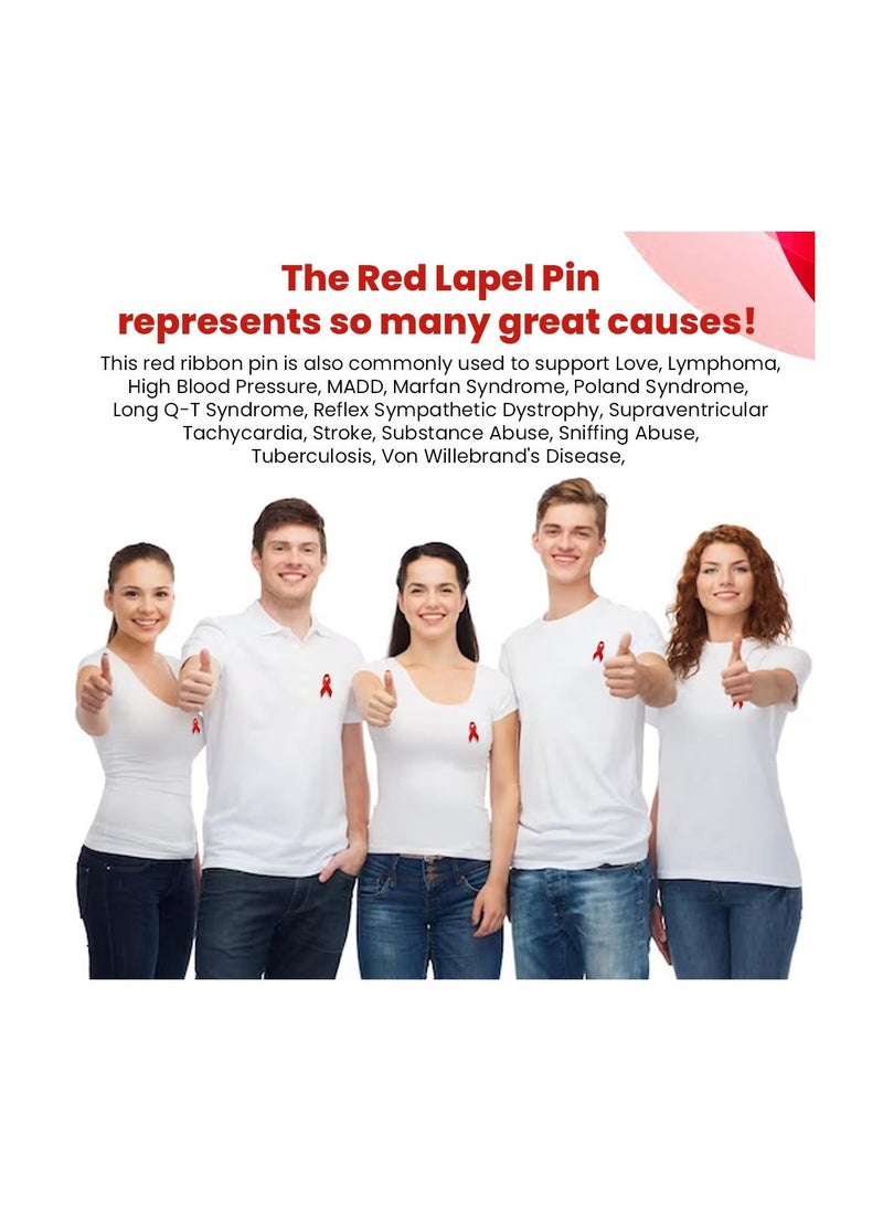 PRINTSHOP4ME - Awareness Lapel Pins-Ribbon Pins For Fundraising,Campaigns,Charity Events And Raising Awareness-Ribbon With Safety Pin - Image 1
