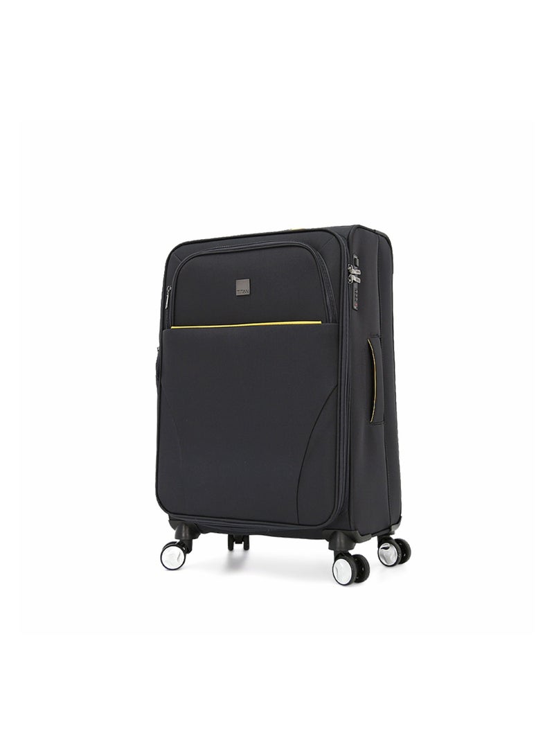 TITAN Soft side Luggage Trolley Bag 3 Pieces Set, Grey - Image 2