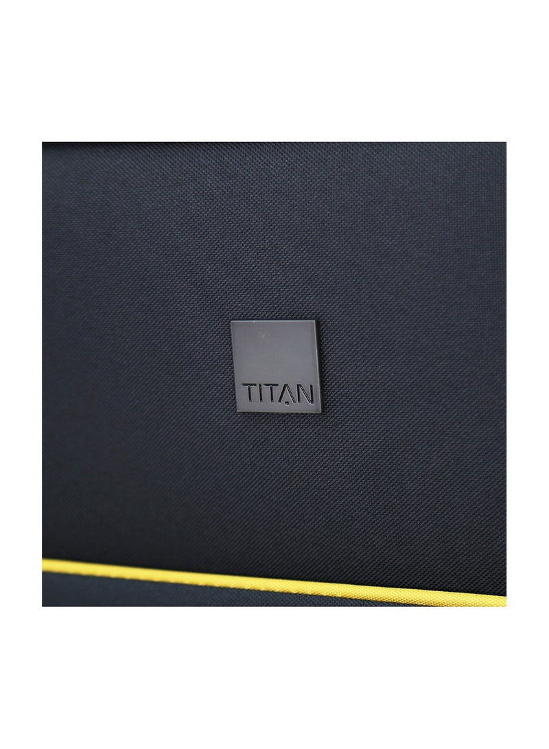 TITAN Soft side Luggage Trolley Bag 3 Pieces Set, Grey - Image 3