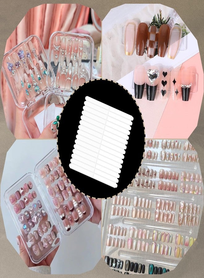 Qenk 12 Sheets Double Sided Tape for Nails, Nail Tape for Press on Nails, Double Sided Nail Tape for Nail Tips Art Display Salon Supplies (Style-2) - Image 3