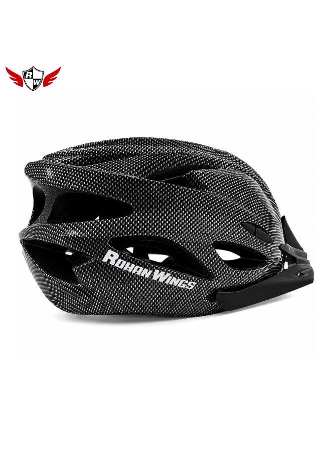 Rohan Wings Sporty Helmet for Bicycle & E-Scooters Lightweight Adjustable Safety Helmet with Air Vents - Image 1