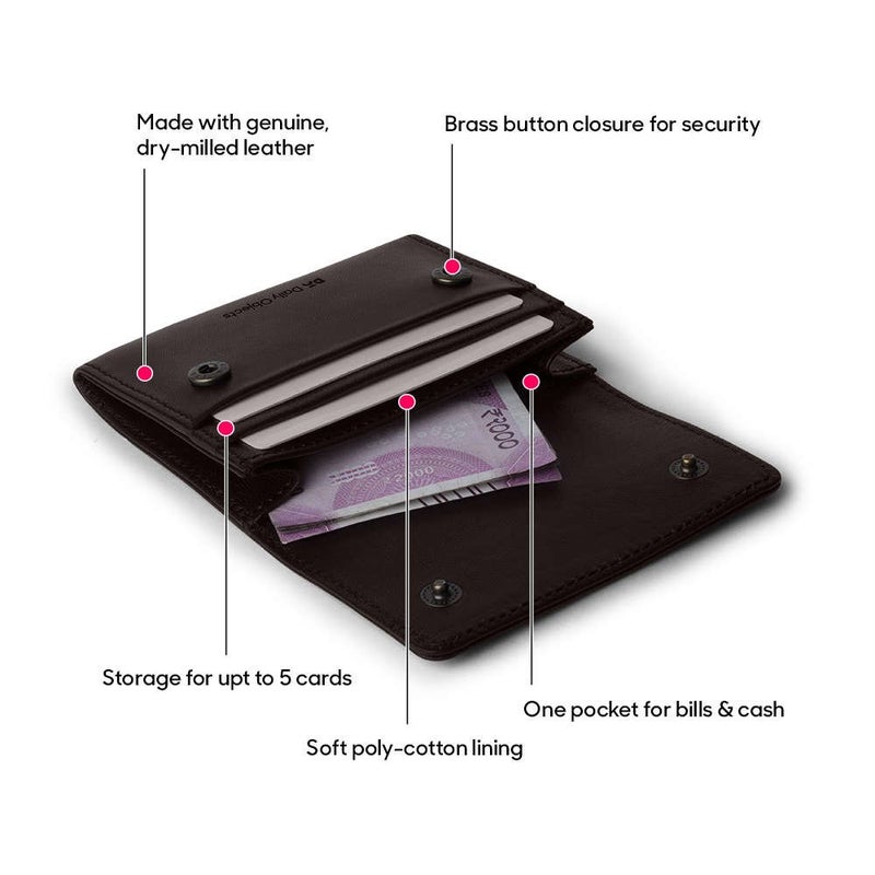 Daily Objects Flip Top Card Wallet for Women - Image 2