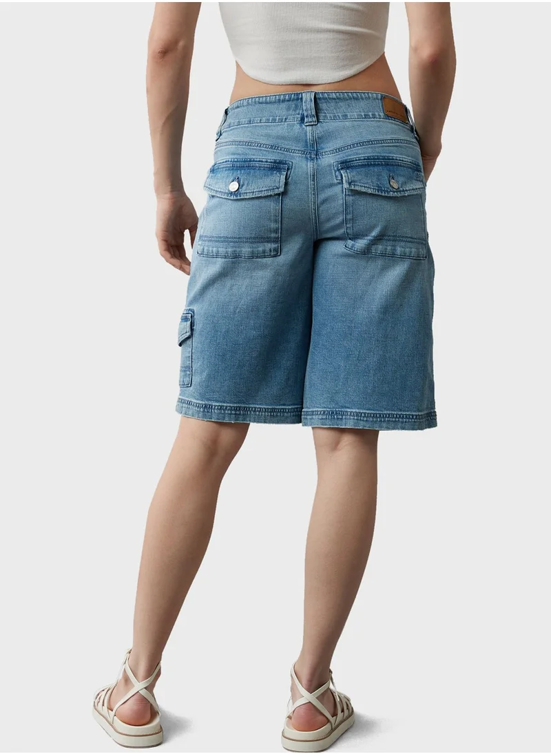 American Eagle Pocket Detail Baggy Cargo Shorts
