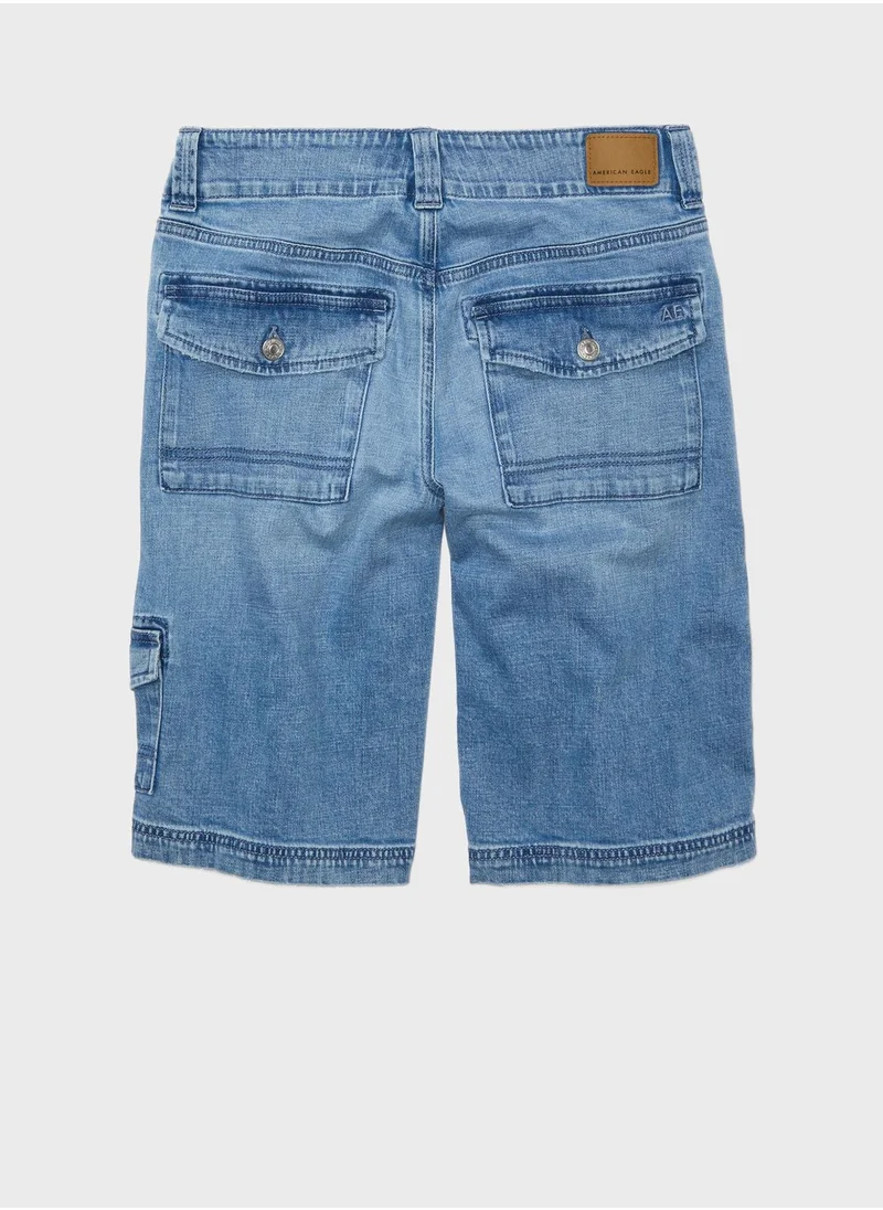 American Eagle Pocket Detail Baggy Cargo Shorts