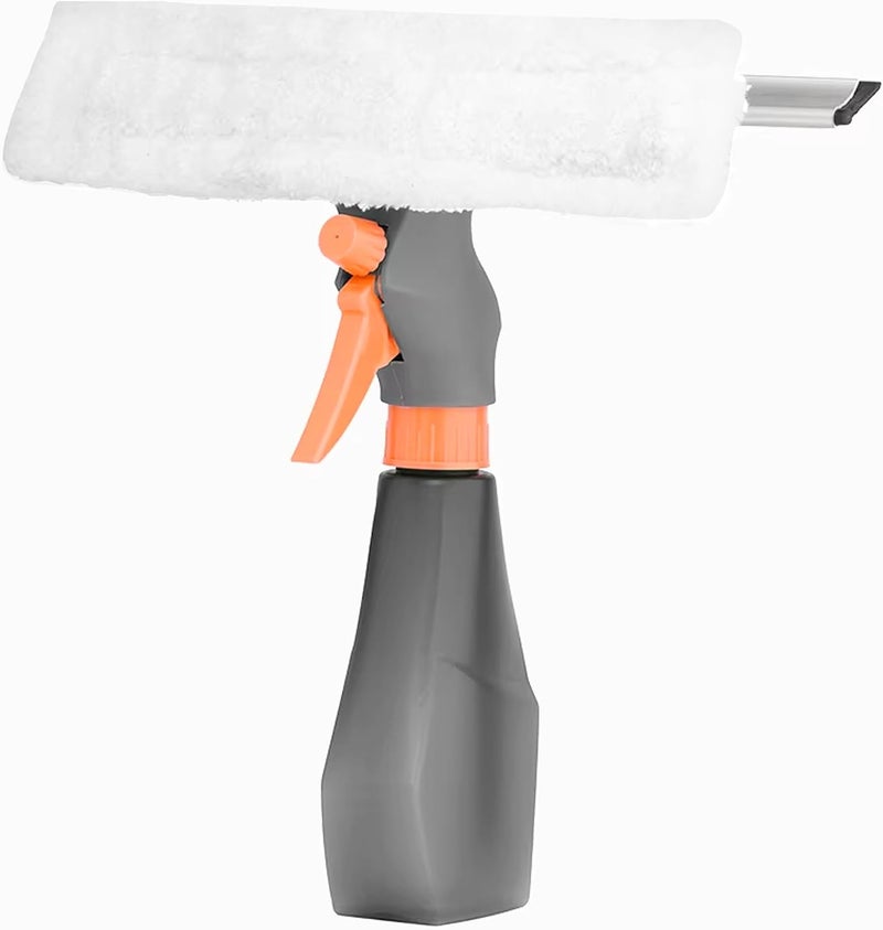 PRIME PICK Spray Window Cleaner – Self-Wringing, Stainless Steel Handle with Mop Pad for Dust & Wet Cleaning - Image 1