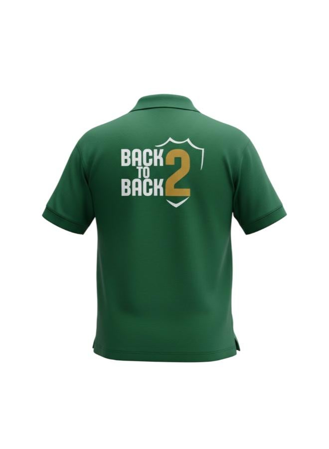 Al-Ahli Saudi FC Al Ahli Back to Back Polo Royal Green - Image 2