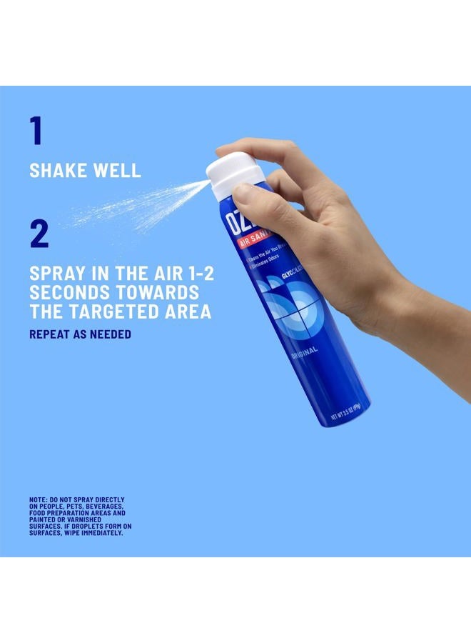 Ozium 0.8 oz. Air Sanitizer & Odor Eliminator for Homes, Cars, Offices and More, Vanilla Scent, Pack of 6 - Image 5