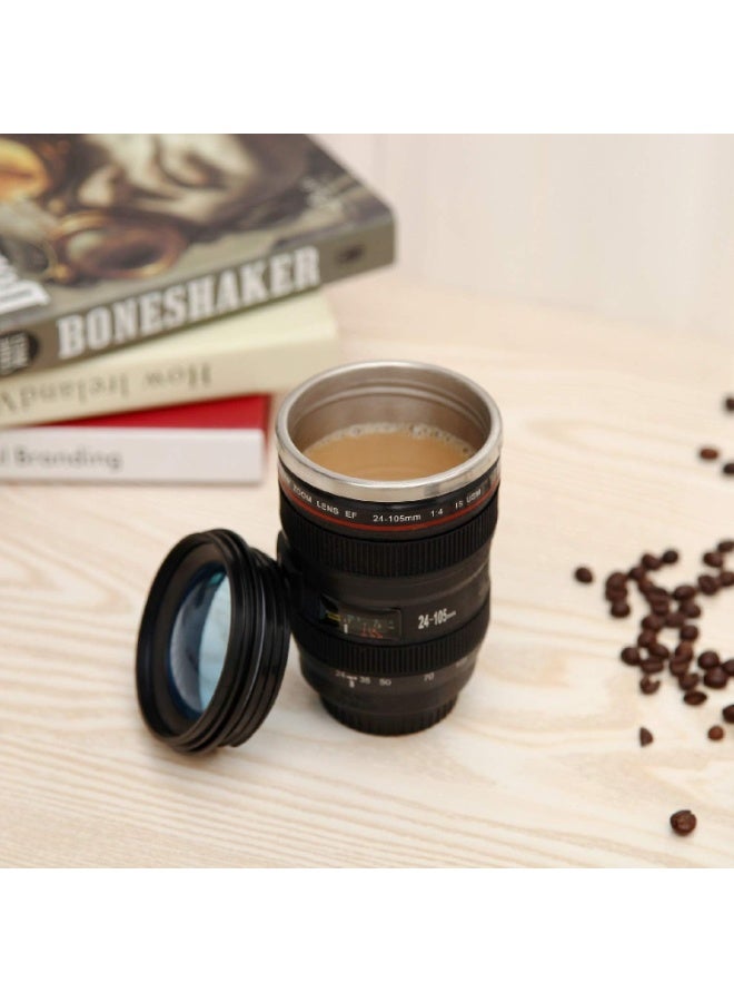 برو ميج كوب عدسة PROMAGE PM-LC1 – تصميم يشبه عدسة الكاميرا لمشروبات القهوة والشاي الساخنة والباردة - Image 3