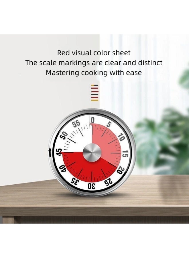 توقيت مطبخ الفولاذ المقاوم للصدأ -العد التنازلي المغناطيسي البصري ساعة للطهي، الخبز وإدارة الوقت - Image 5