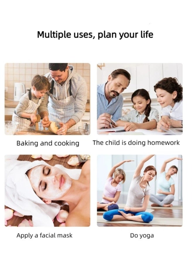 توقيت مطبخ الفولاذ المقاوم للصدأ -العد التنازلي المغناطيسي البصري ساعة للطهي، الخبز وإدارة الوقت - Image 4