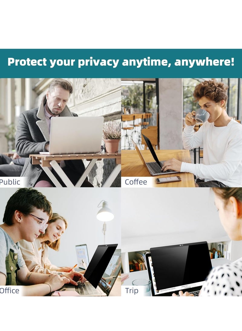 Magnetic Privacy Filter Compatible with 13.5 Inch Surface Laptop 6/5/4/3/2/1, Removable Anti-Glare Blue Light Laptop Privacy Screen Privacy Screen Privacy Screen Privacy Screen Black Security Private