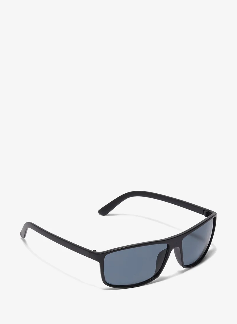 Matalan Black Rectangular Sunglasses