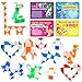 WorldBazaar 24 Sets Valentines Cards with Snake Cubes for Kids Valentine Fidget Toys with Cards for Valentine Classroom Exchange Prizes Goodie Bag Stuffers Valentines Party Favors - Image 4