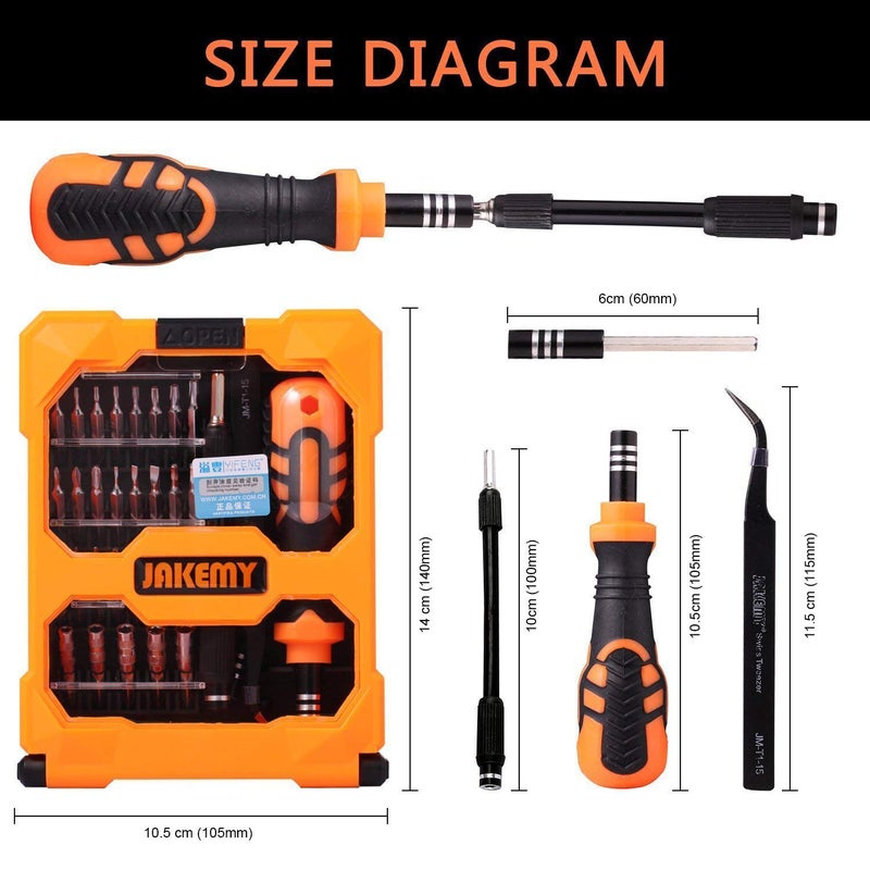JAKEMY Jakemy JM8160 Precision Screw Driver Set with Flexible Shaft Socket  - Image 2
