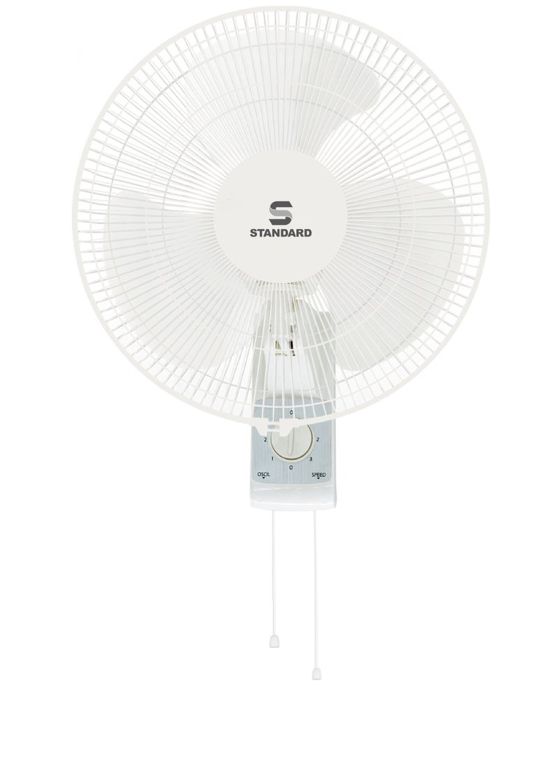 Havells STANDARD 400mm Wall Fan | High-Speed Oscillation | 3 AS Blade | 50W Pure Copper Motor | Manual Control | Durable Black Finish for Home & Office - Image 4