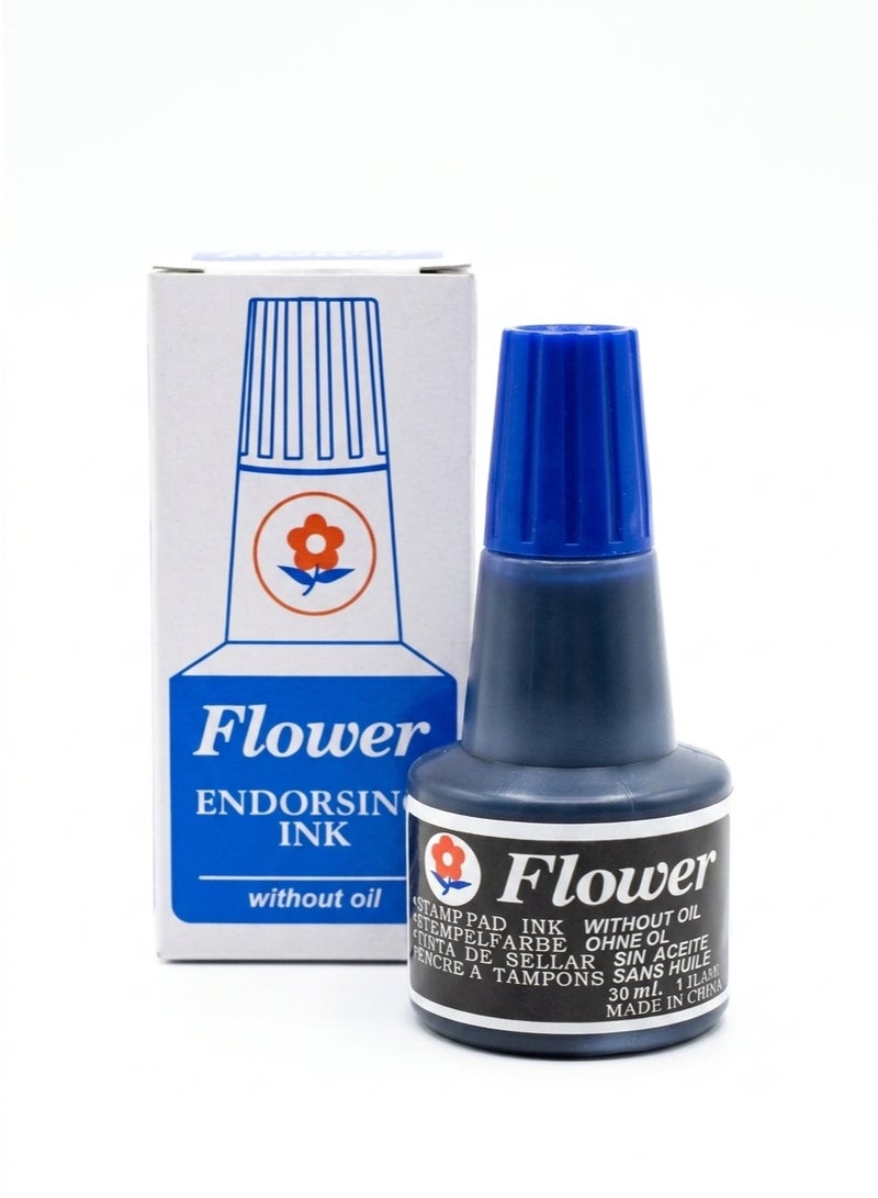 فلاور حبر ختام ومؤشرات أزرق من "Flower" (30 مل) – خالي من الزيوت - Image 2