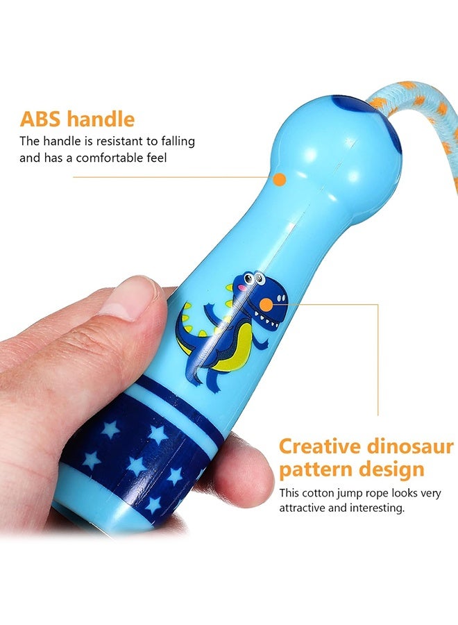 Organizer Jump Rope for Kids-Adjustable Cotton Braided Skipping Rope for Toddler Fitness Workout Exercise Outdoor Activity - Image 2