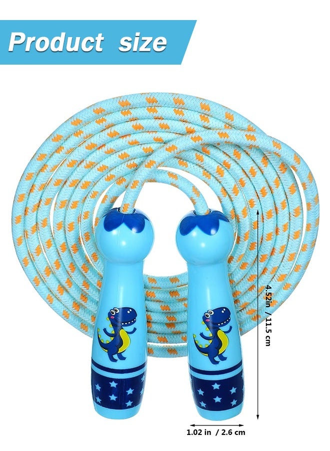 Organizer Jump Rope for Kids-Adjustable Cotton Braided Skipping Rope for Toddler Fitness Workout Exercise Outdoor Activity - Image 3