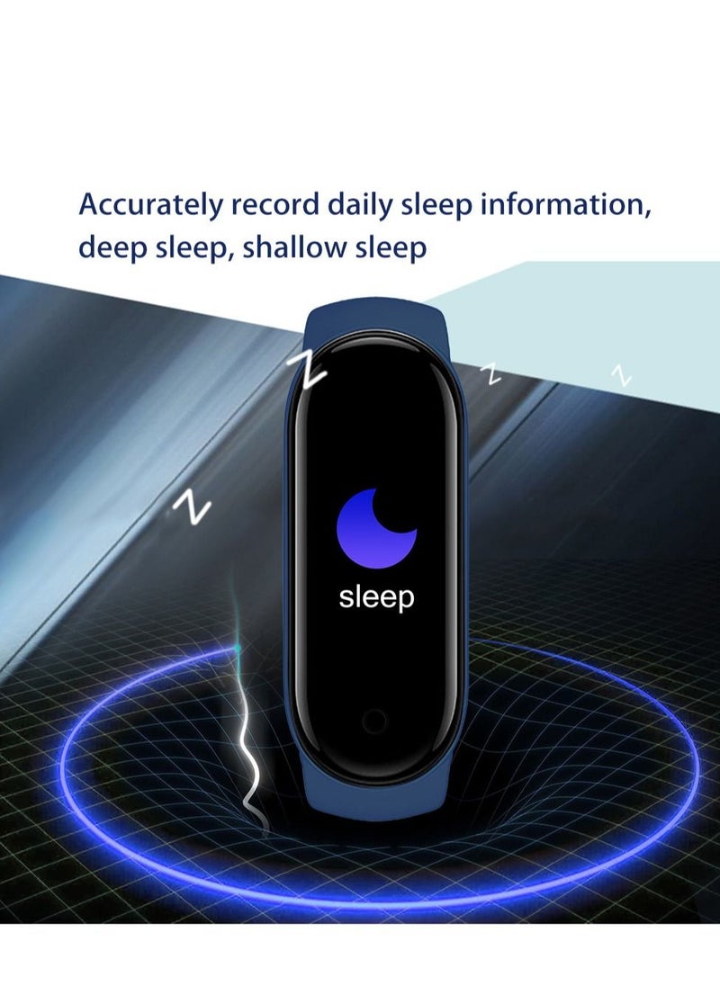 Generic - Sports Bluetooth Smart Watch, High Definition Touch Screen Smart Bracelet, Pedometer, Heart Rate Measurement, Ip67 Waterproof, Call and Message Reminder,sedentary reminder, (Black) - Image 1
