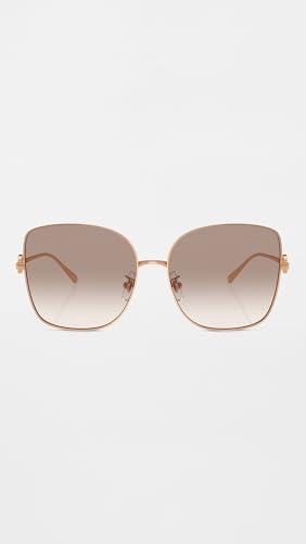 Tory Burch TY6106D 335313 Sunglasses Women's Rose Gold/Light Brown Gradient 60mm - Image 2