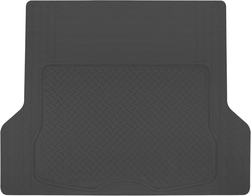 BDK -MT-785 Heavy Duty All Weather Cargo Mat, Trunk Protection to Fit and Durable HD Rubber Protection for Car, SUV, Sedan, Black - Image 1