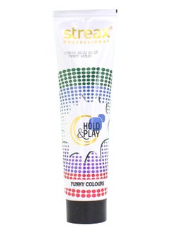 Streax Funky Color Grazy Violet 100 G  - Image 2