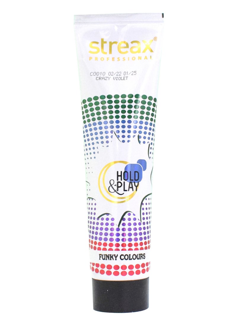 Streax - Funky Color Grazy Violet 100 G - Image 1