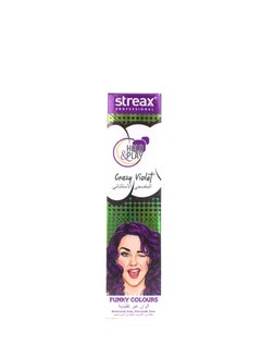 Streax Funky Color Grazy Violet 100 G  - Image 1