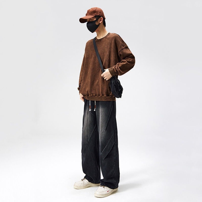 Unisex Casual Daily Denim Jeans - Image 5