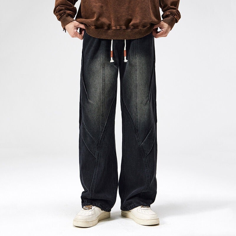 Unisex Casual Daily Denim Jeans - Image 4