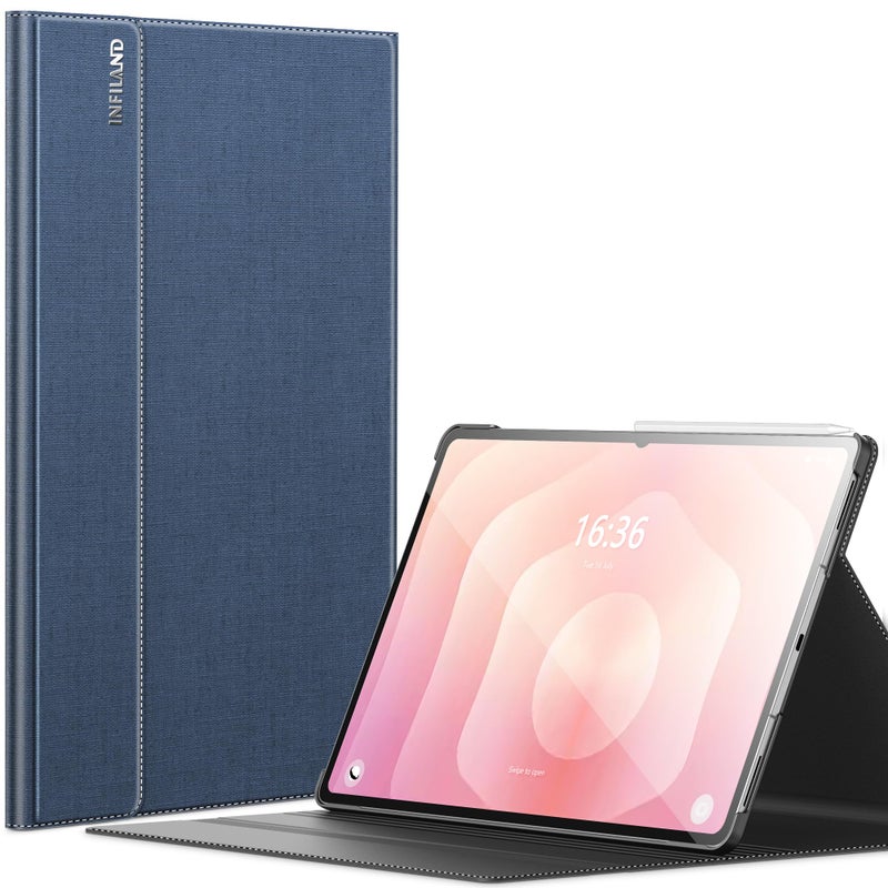INFILAND Case for Galaxy Tab S11 Ultra 2025 146 Inch MultiAngle Stand Cover Compatible with Samsung Tab S11 Ultra 5G SMX936B SMX930 Auto WakeSleep Navy - Image 2