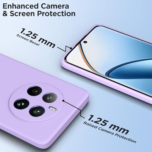 Pikkme Back Cover for Realme 12 Pro 5G/Realme 12 Pro Plus 5G | Slim Soft Matte Silicone Cover with Camera Protection & Shockproof Bumper Case (Purple) - Image 2