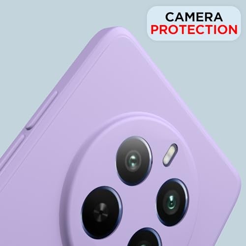 Pikkme Back Cover for Realme 12 Pro 5G/Realme 12 Pro Plus 5G | Slim Soft Matte Silicone Cover with Camera Protection & Shockproof Bumper Case (Purple) - Image 5