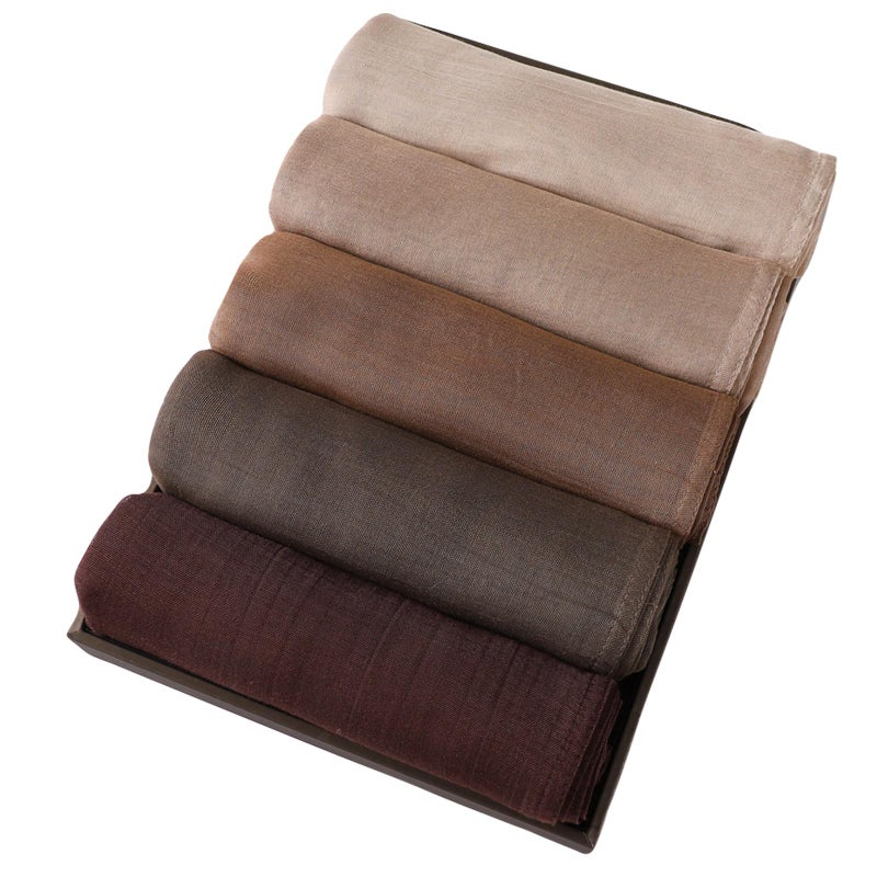 Piewag Viscose Hijab Scarf for Women Muslim Cotton Jersey Hijab Head Wrap Scarves Fashion Long Scarf Shawls Camel - Image 5