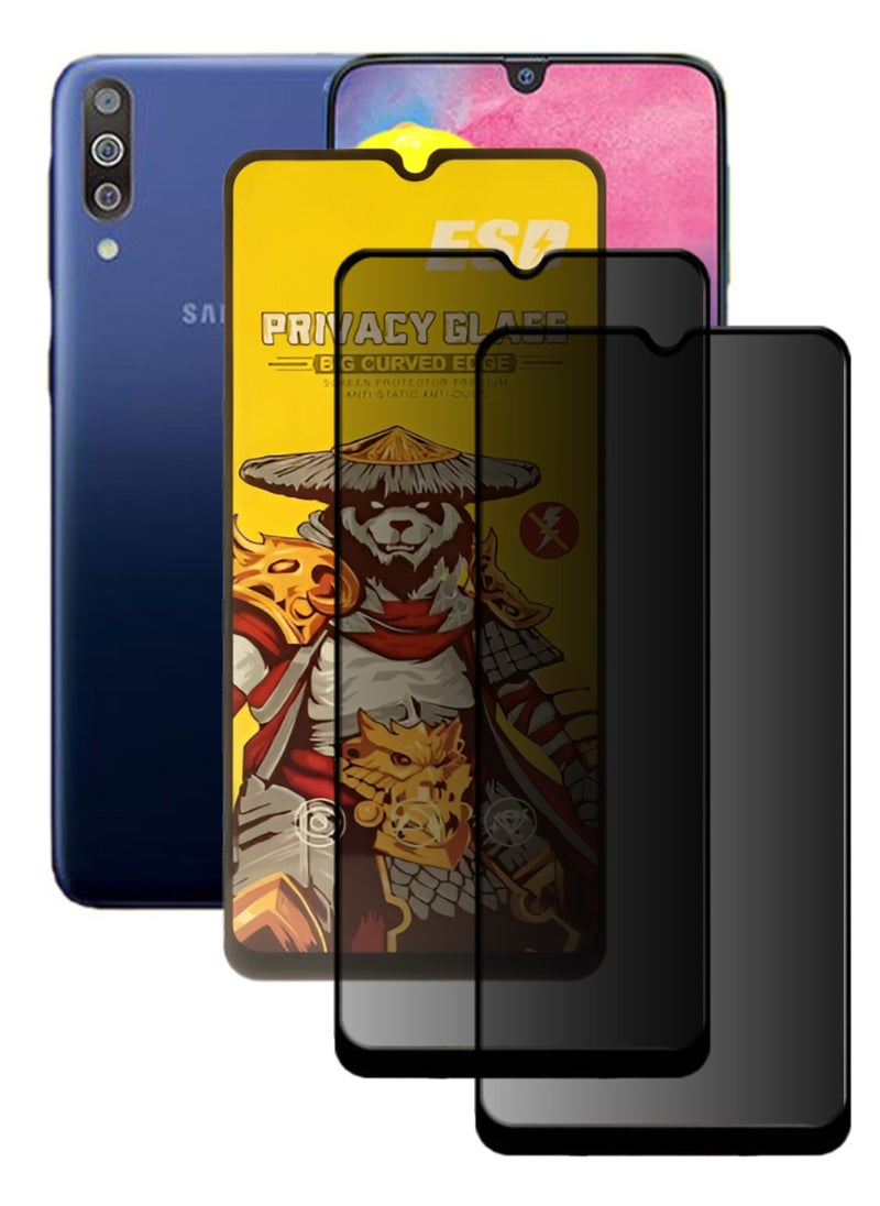 ESD 2 Pieces Tempered Dustproof Privacy Glass Screen Protector Compatible For Samsung Galaxy M30 - Image 1