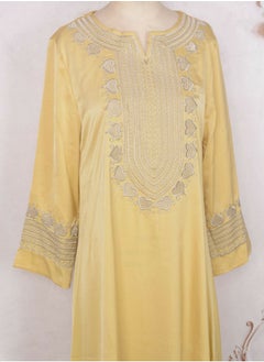 إسكدنيا إمرأة ثوب فضفاض Abaya مسلمة تطريز مساء ثوب  - Image 2