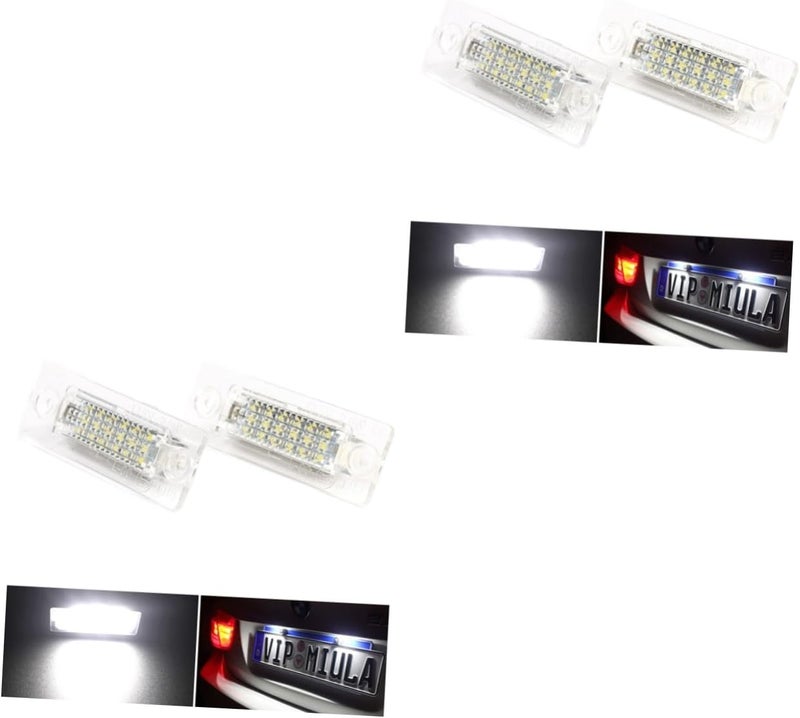 مصابيح لوحات الترخيص LED من Gatuida، عدد 4 قطع، عمر طويل، سهلة التركيب، إكسسوارات سيارات قابلة للاستخدام فورًا - Image 1