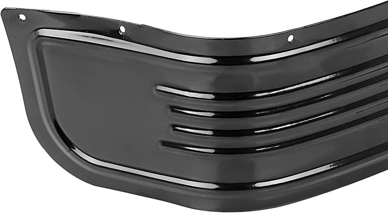 XMMT Front Lower Fender Trim Skirt for Harley Touring Road King Electra Glide Ultra Classic Tri Glide Ultra Road Glide Street Glide 1980-2013,Black - Image 3