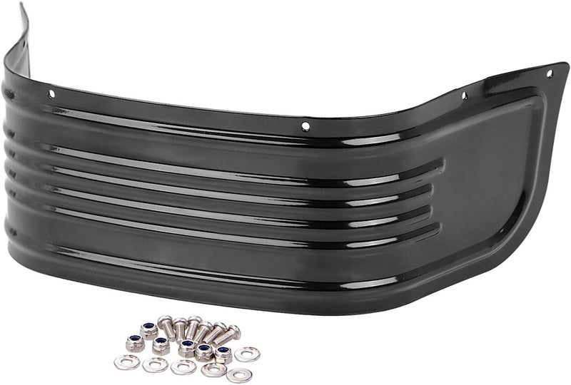 XMMT Front Lower Fender Trim Skirt for Harley Touring Road King Electra Glide Ultra Classic Tri Glide Ultra Road Glide Street Glide 1980-2013,Black - Image 1