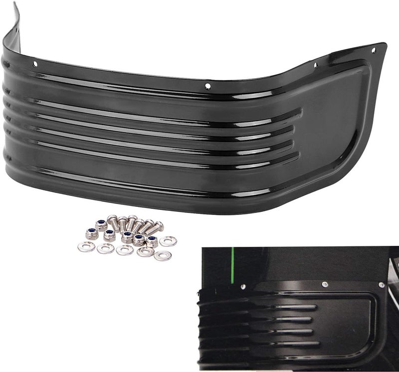 XMMT Front Lower Fender Trim Skirt for Harley Touring Road King Electra Glide Ultra Classic Tri Glide Ultra Road Glide Street Glide 1980-2013,Black - Image 2