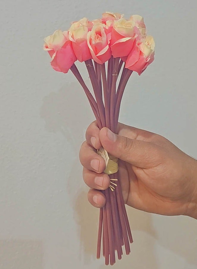سي او أرماء باقة زهور اصطناعية مكونه من 18 قطعه - Image 2