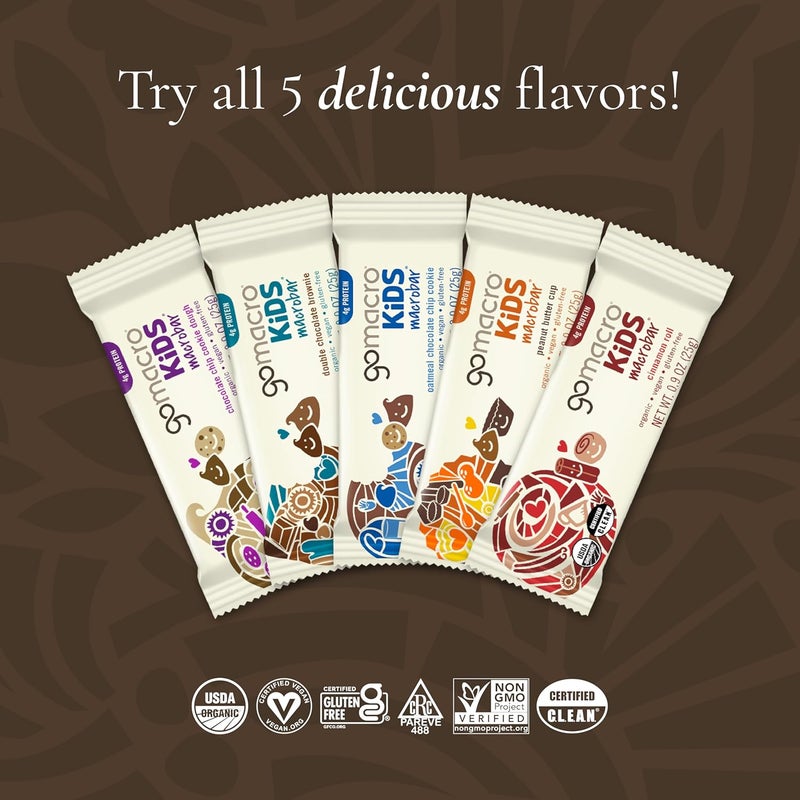 GoMacro Kids MacroBar Oatmeal Chocolate Chip Cookie - Image 4