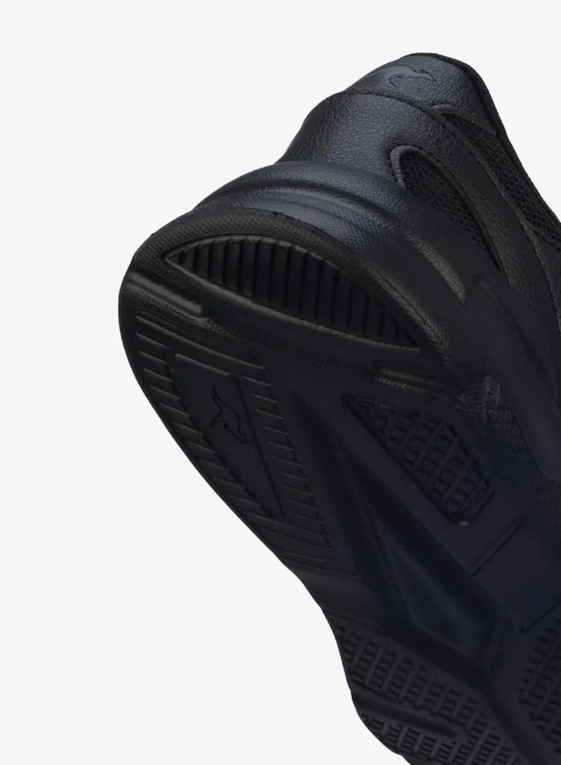 Kangaroos BLACK Boys Hook & Loop School Sports Shoes for Men | Best Price UAE